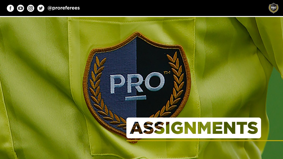 📝// ASSIGNMENTS: The... - Professional Referee Organization