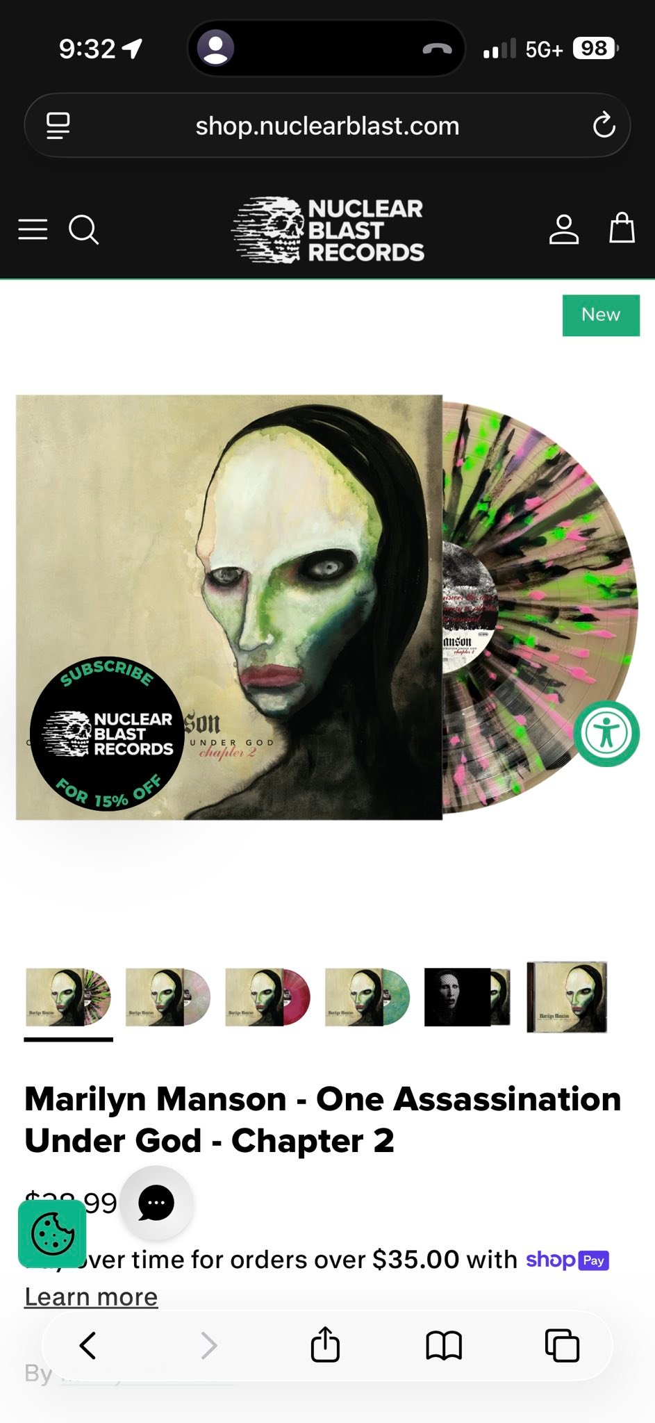 New album and box set available on nuclear blast website for preorder!
