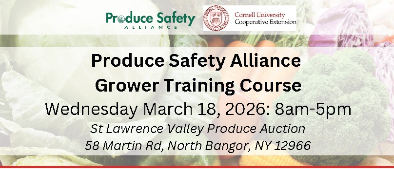 Produce Safety Alliance Grower Training Course