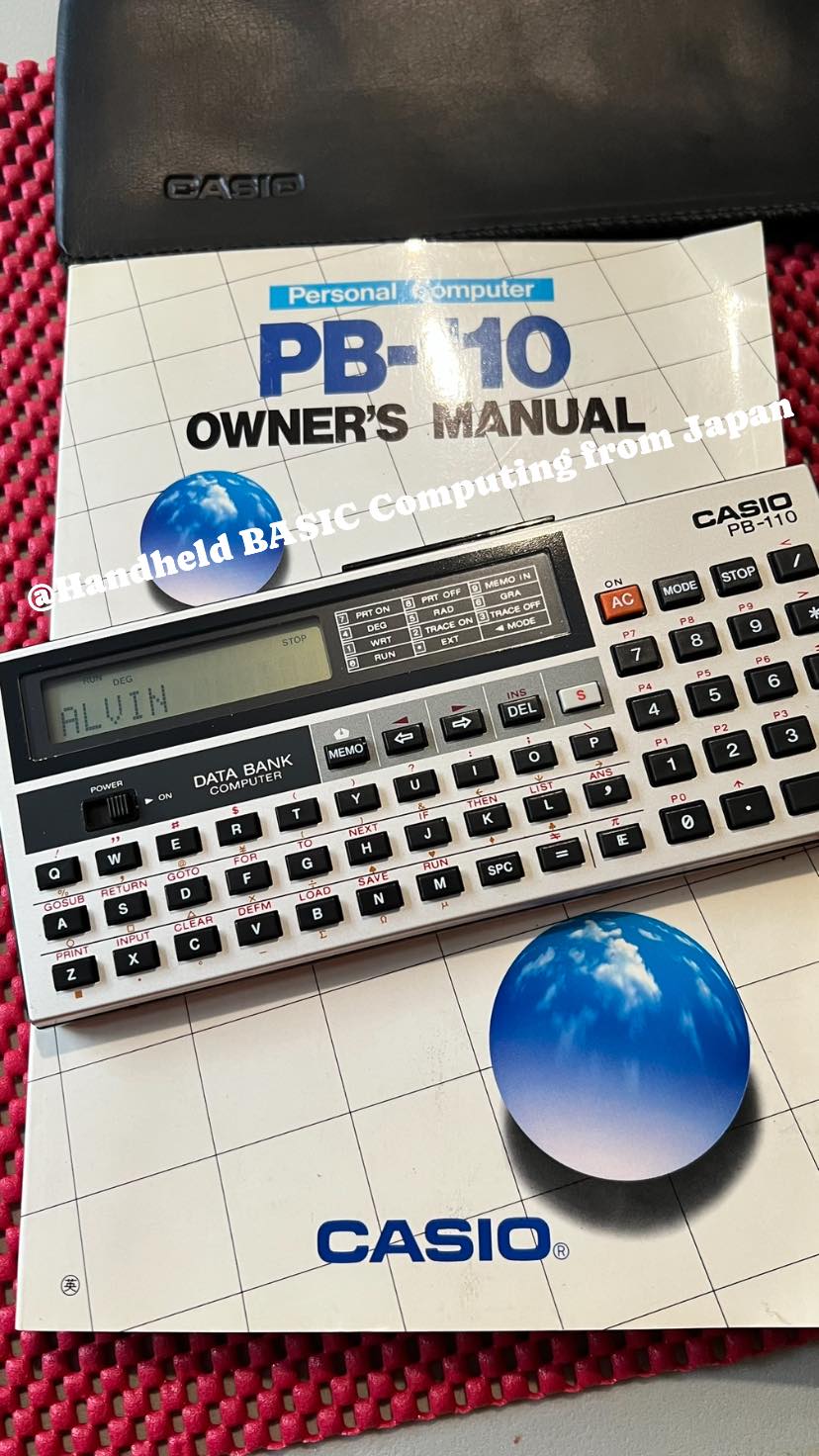 Casio PB-300 book