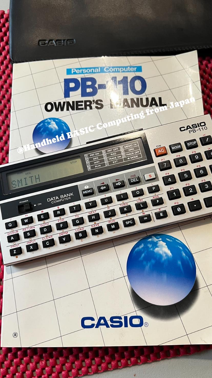 Casio PB-300 book
