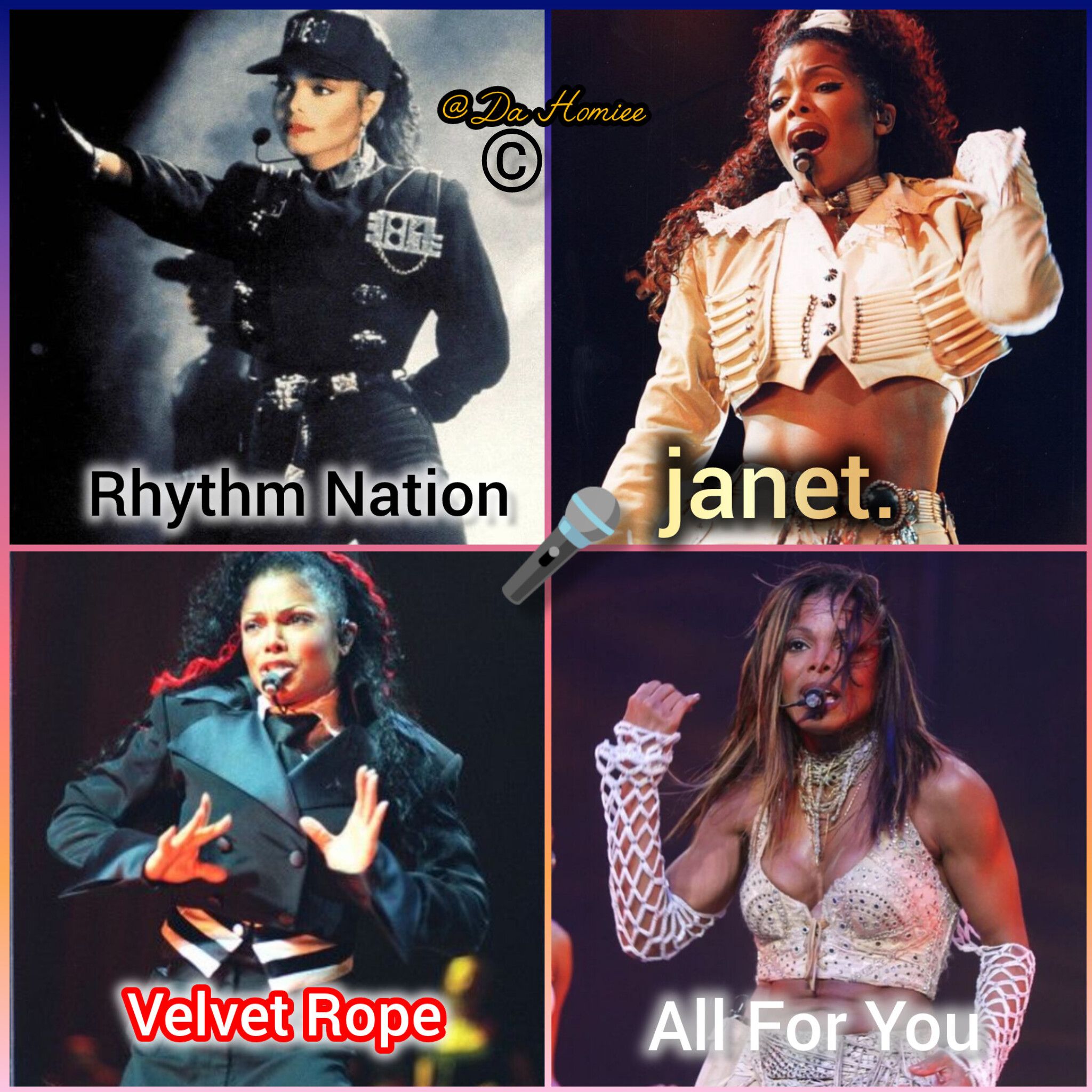 Janet Jackson's Japan tour outfits