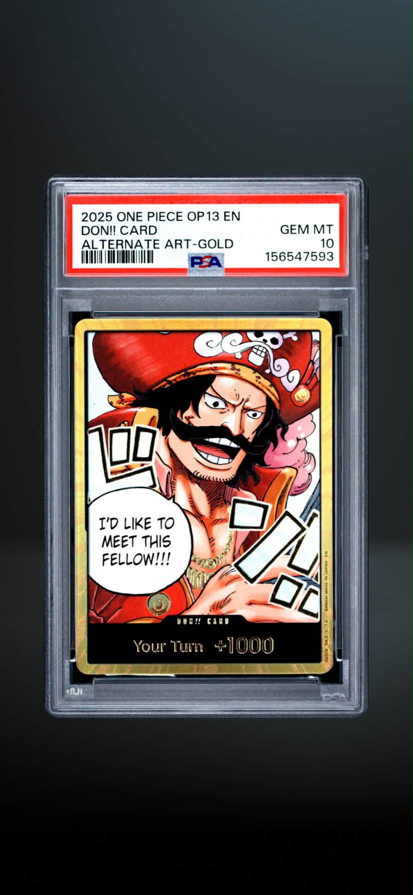 PSA 10 One Piece TCG cards for sale - Arlong and Luffy available