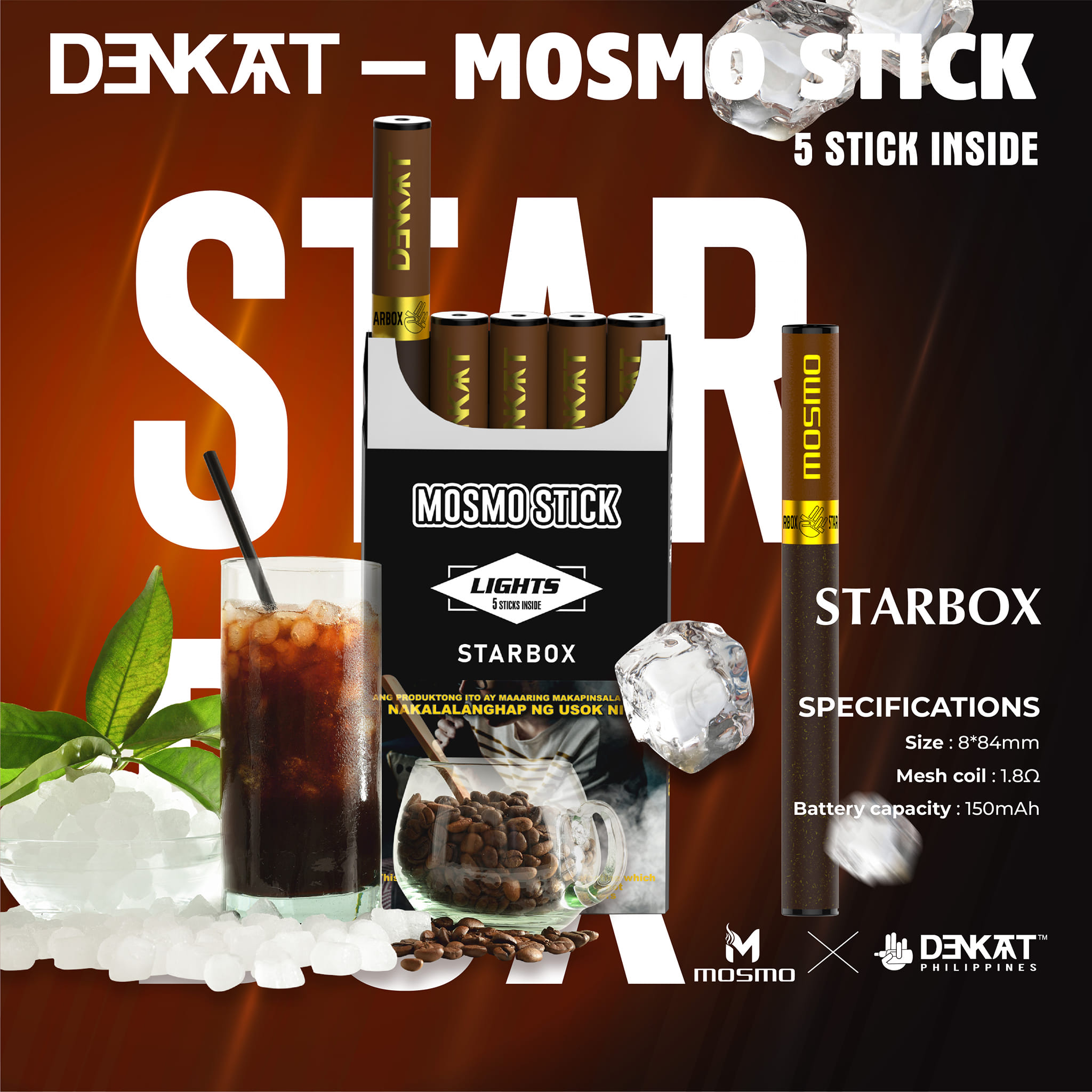 Mosmo PH - MOSMO Stick x STARBOX, 5pcs/pack👏 #Mosmostick... | Facebook