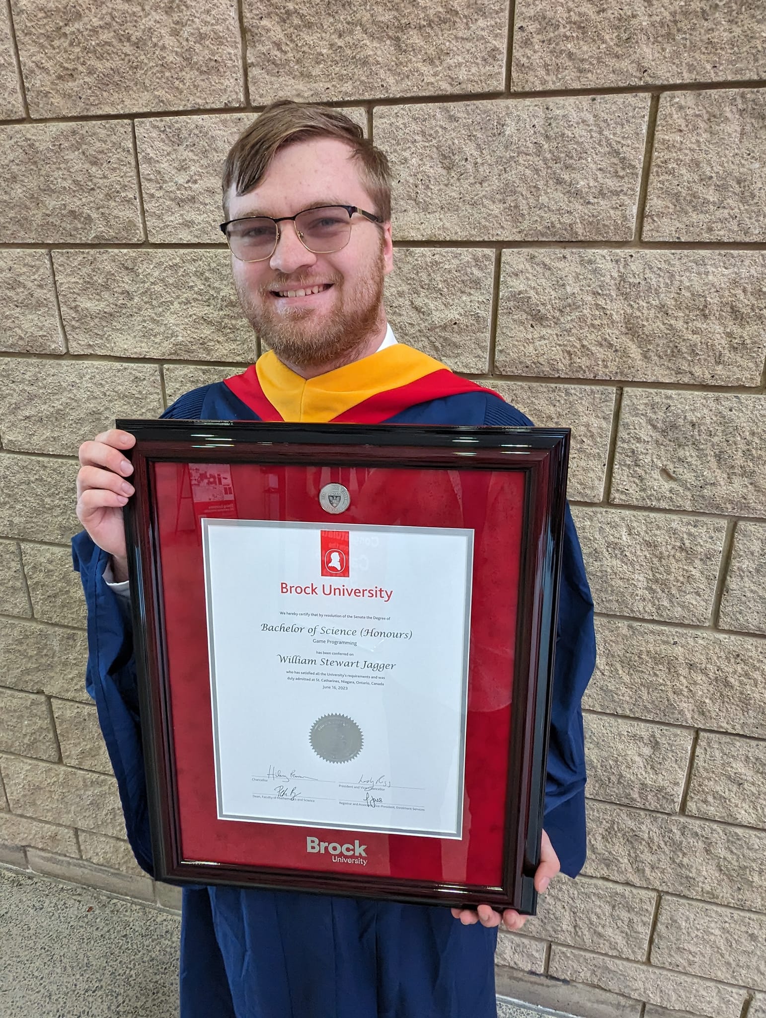 Brock University computer science graduate