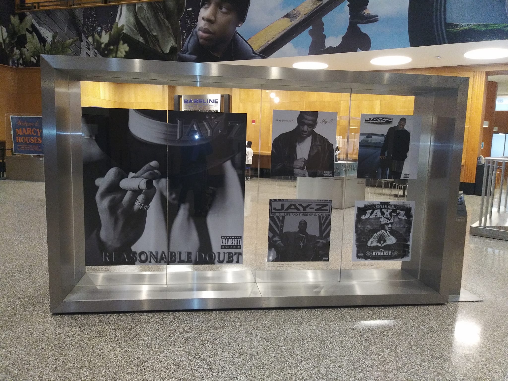 Rapper Jay-Z's iconic “Off White Lexus GS 300” is on display at