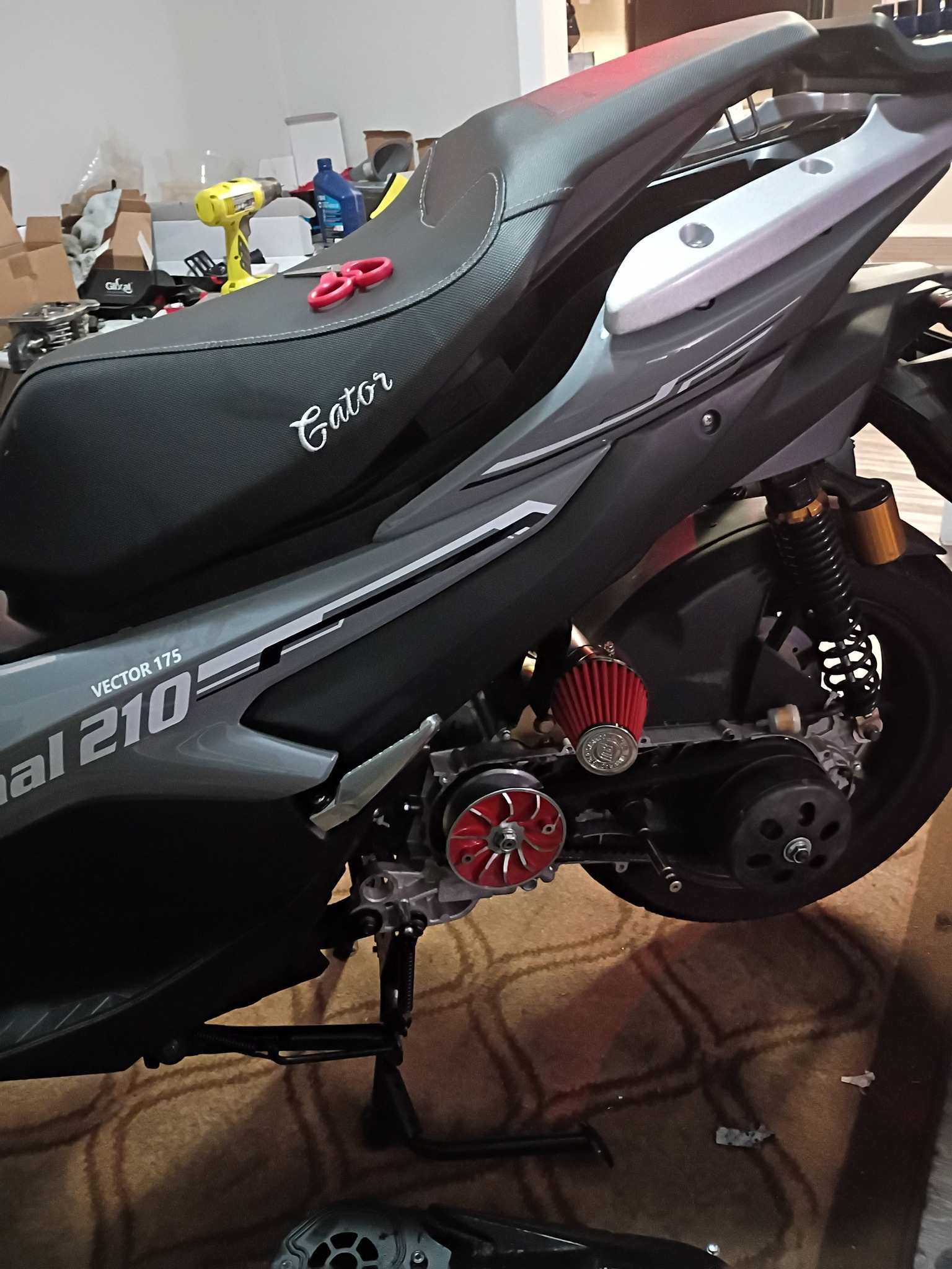 Upgrading a 175cc EFI scooter for high speed