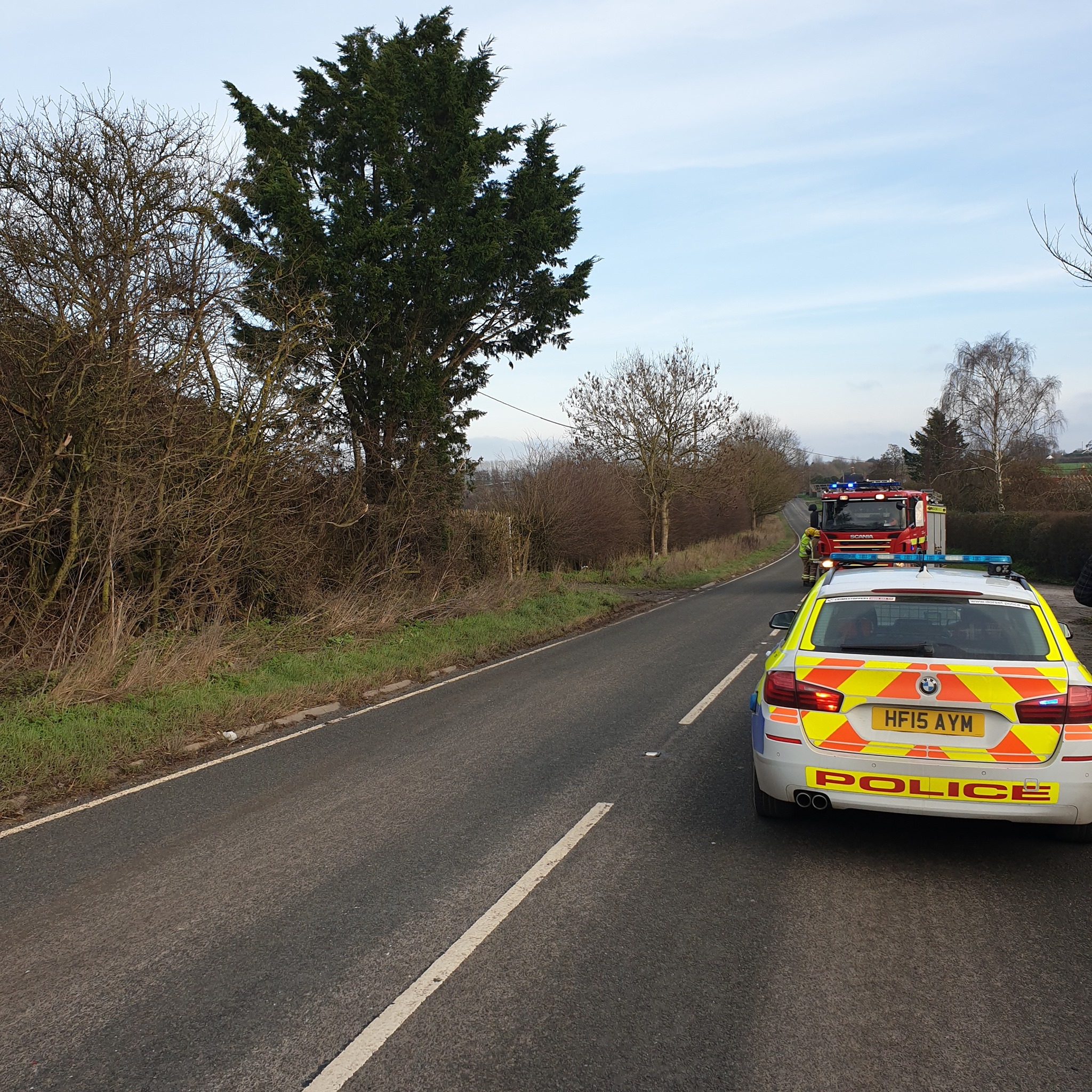 Blandford NPT helping out at an RTC... - North Dorset Police | Facebook