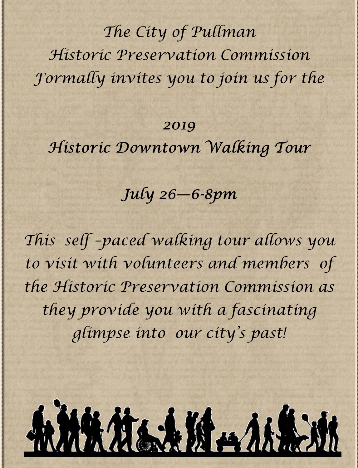 City of Pullman - Mark your calendar, the 2019 Historic... | Facebook