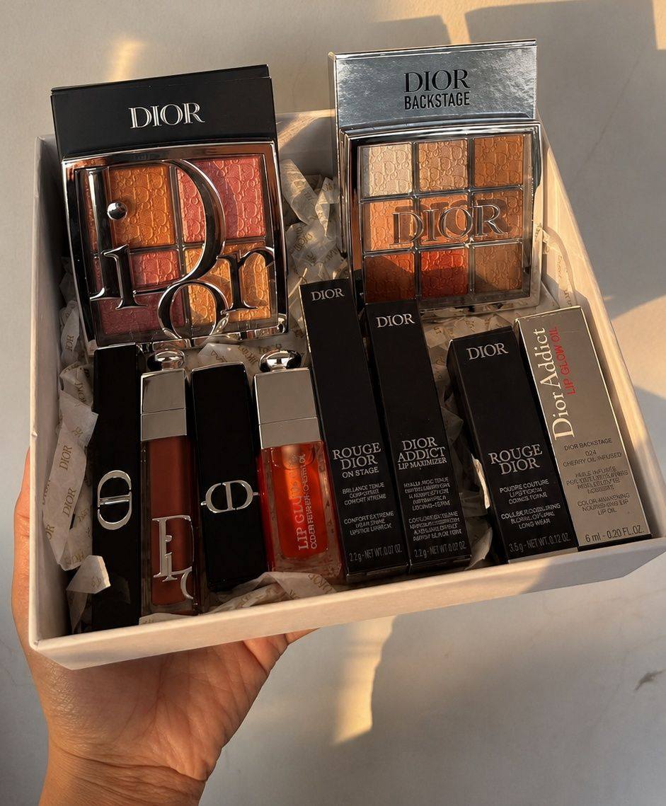 A full box of Dior goodies ✨ #dior #diormakeup