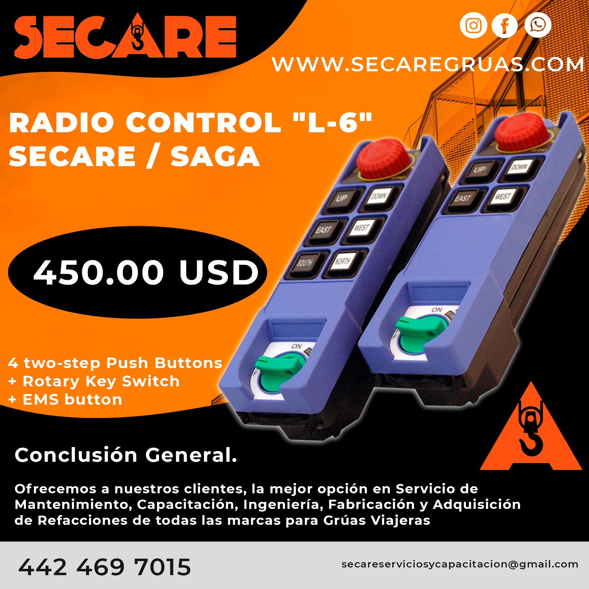 ¿Ya conoces la línea de #Botoneras y #Controles para grúas viajeras que ...