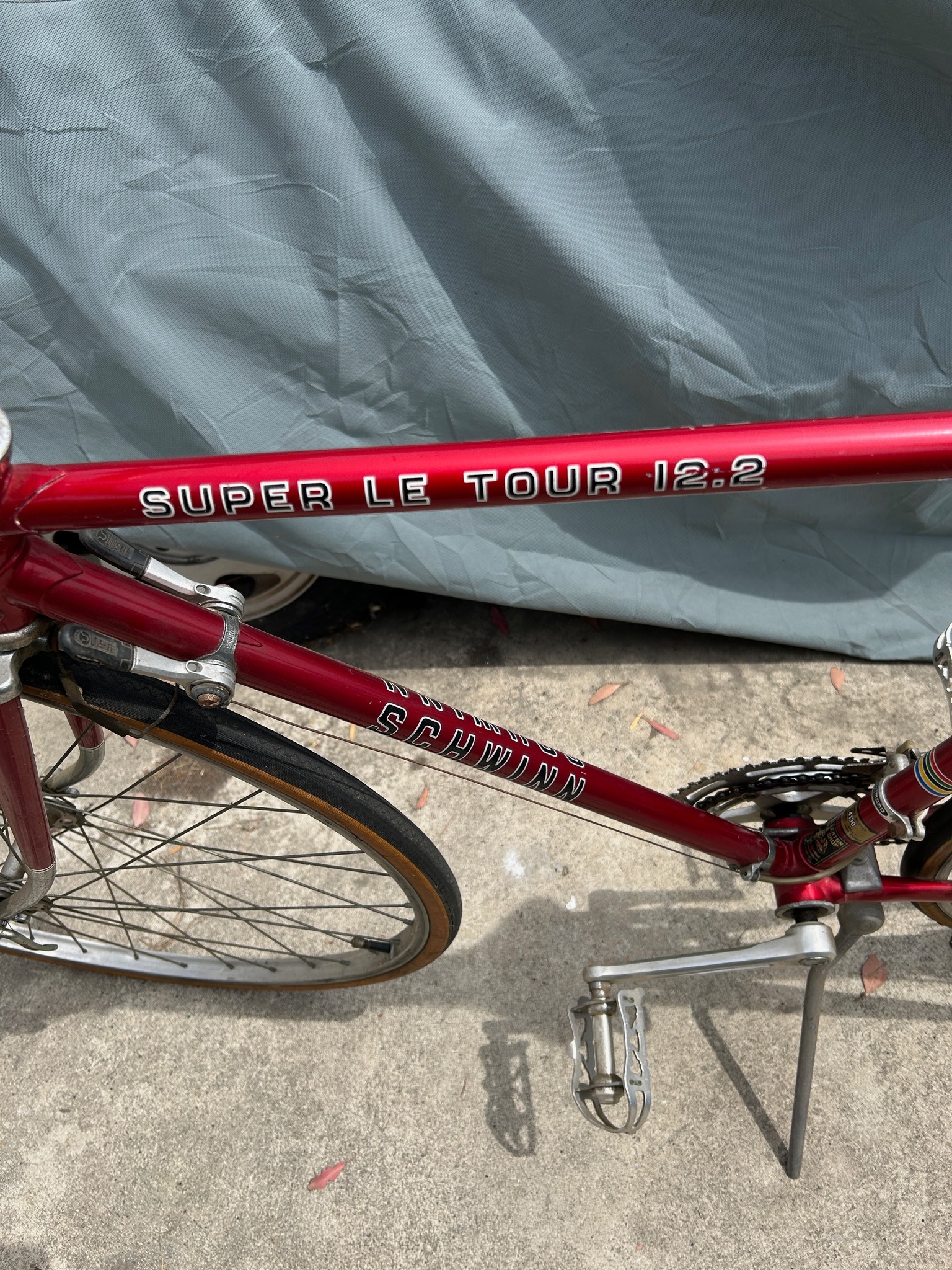 Restored 1974 Panasonic built Schwinn Le Tour bike