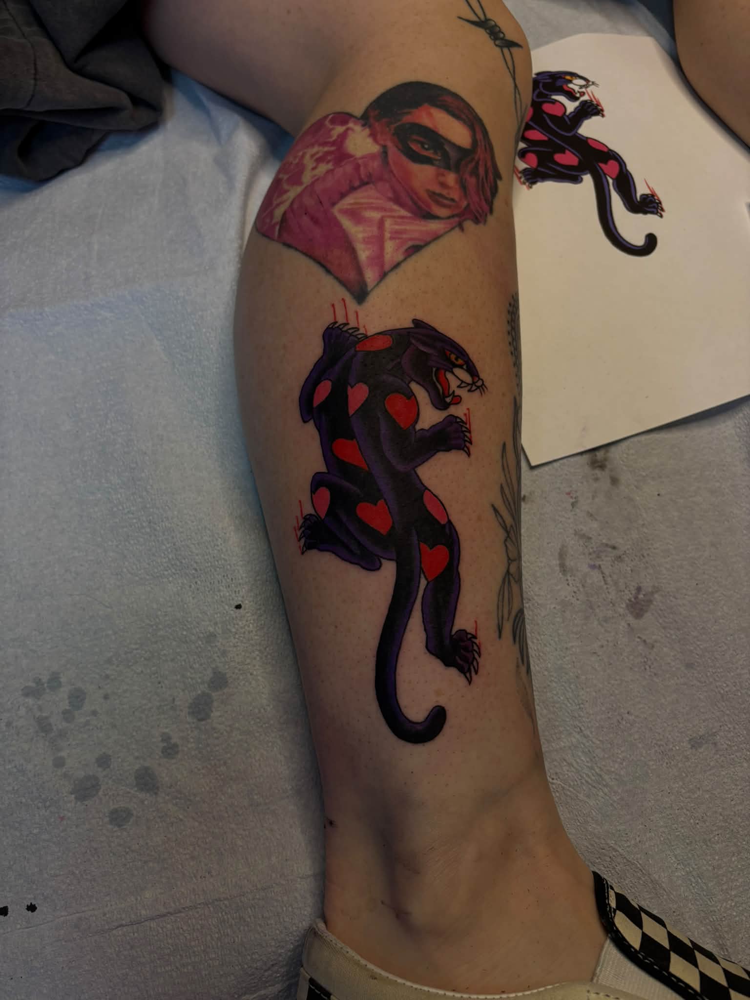 Hi, howdy, how'ya, My name is Grant, I tattoo at Denton Dapper