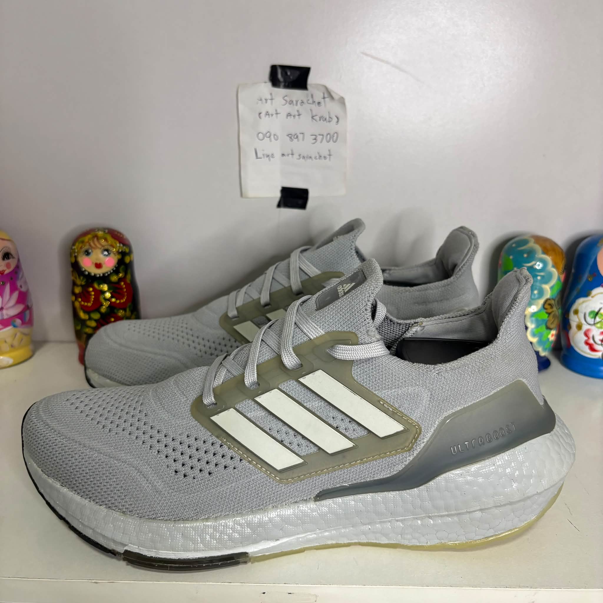 アシックス　マジックスピード4（25.5cm） Ultra boost 21 ราคาป้าย7000 ไม่ขาย ผมขาย200 บาท พื้นเต้มๆสะอาด ขอ