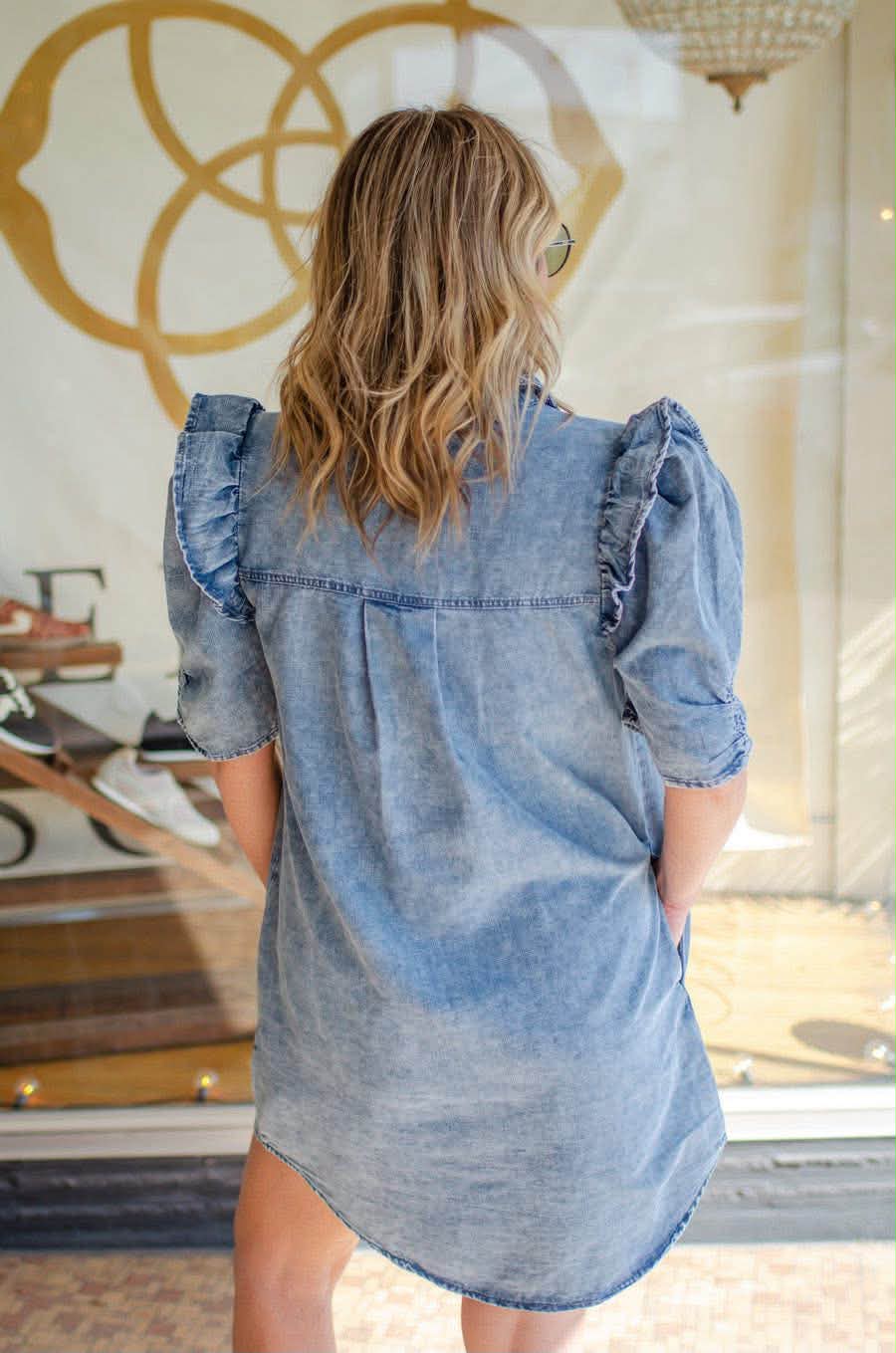 aje may denim midi dress Gianna | Dark Classic Wash voile lace resortwear Size:EU 46 | US 16 | UK 18 Anna October Ariella Midi