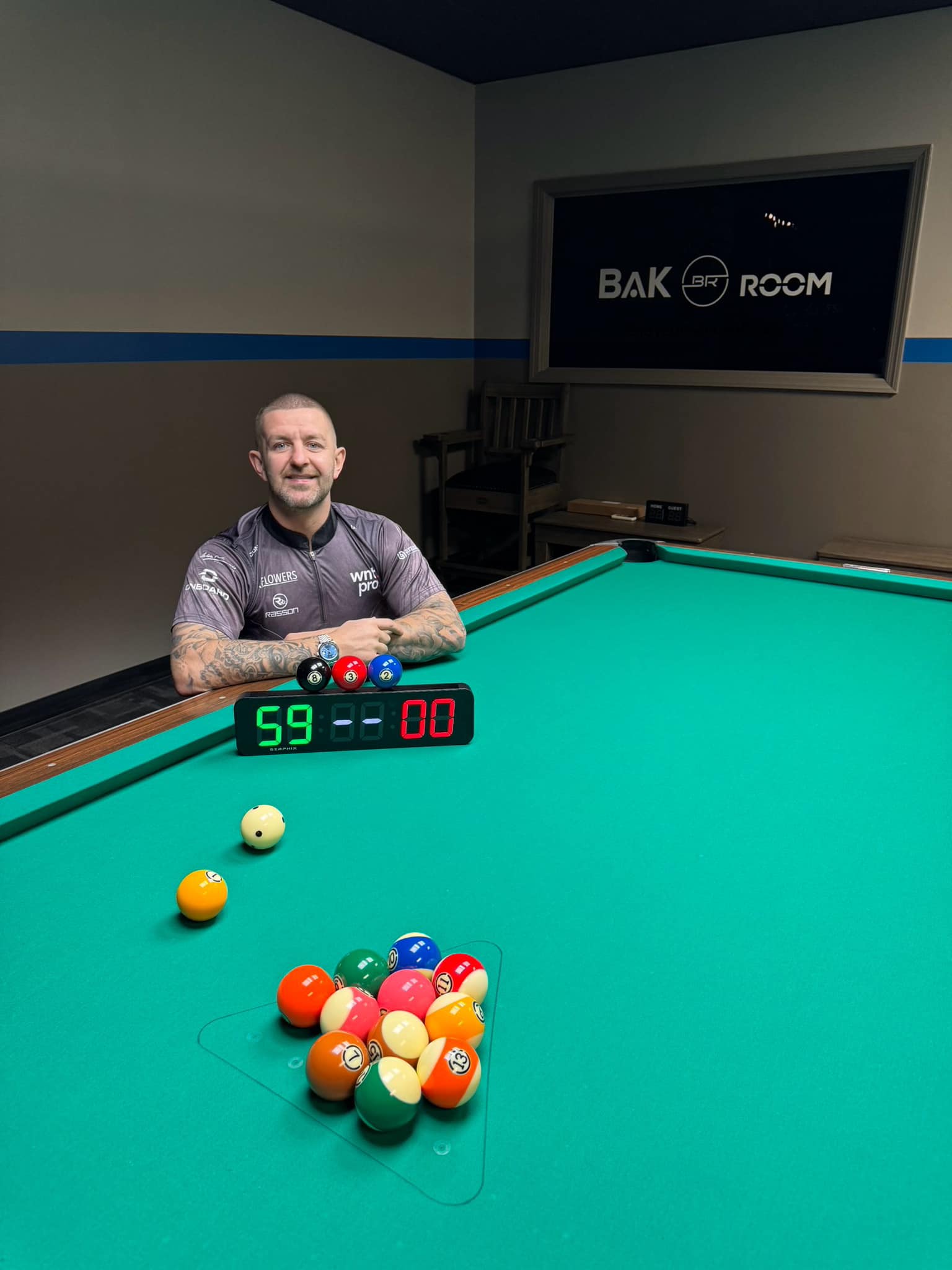Willie Mosconi holds the record for the longest run…that is 526