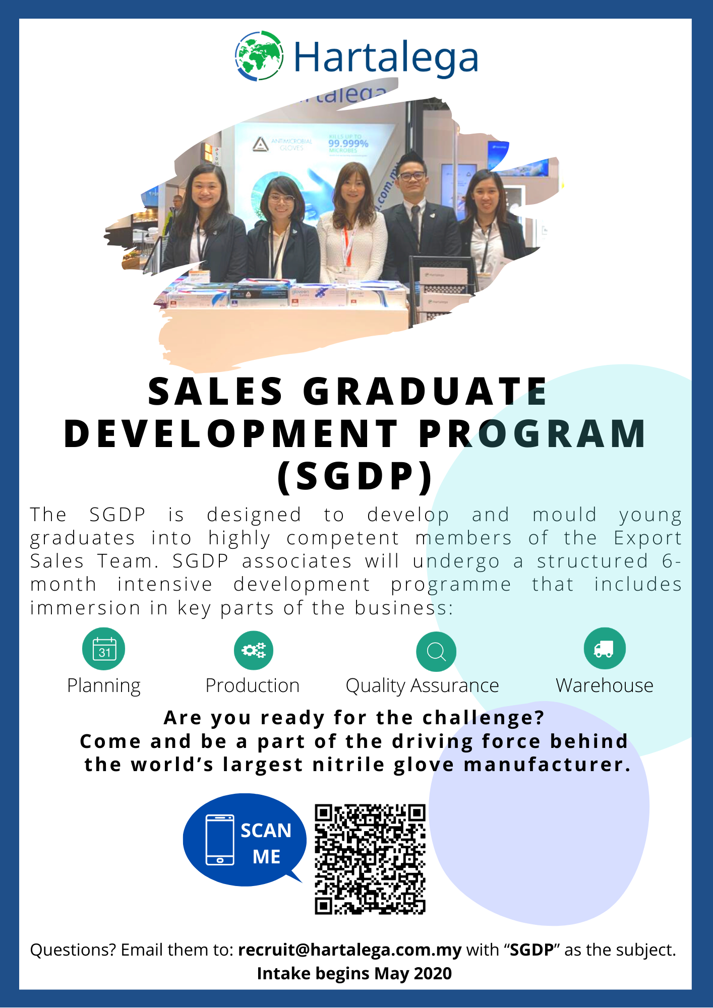 CAREERsense - Hartalega: Sales Graduate Training Program...