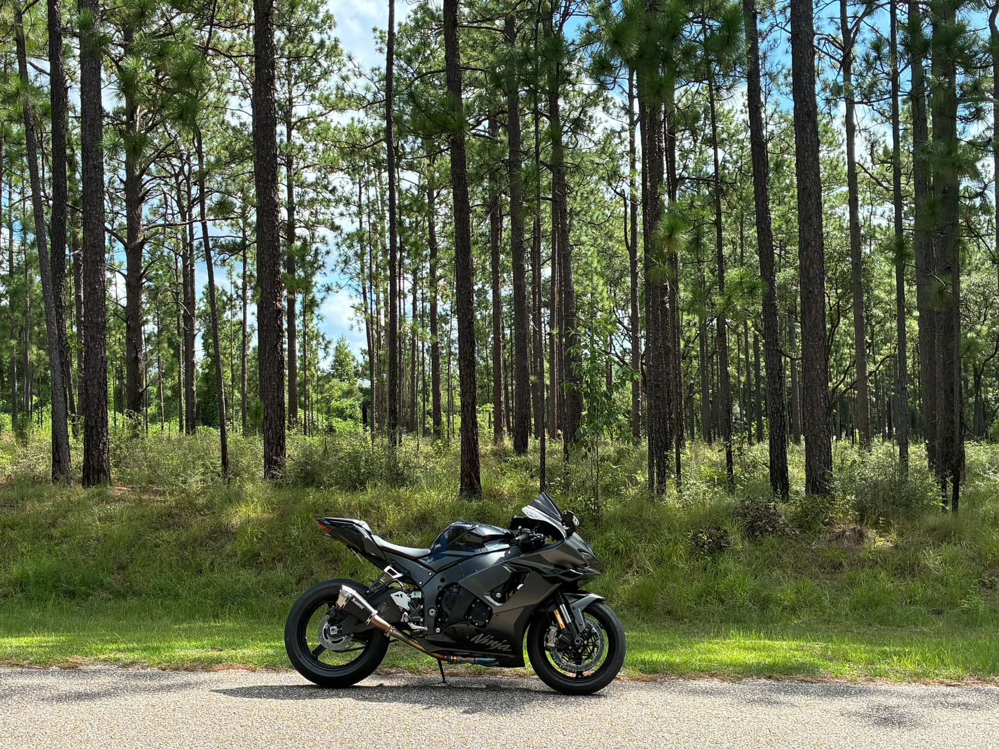Hot asf in Florida Panhandle but beautiful day for a ride!