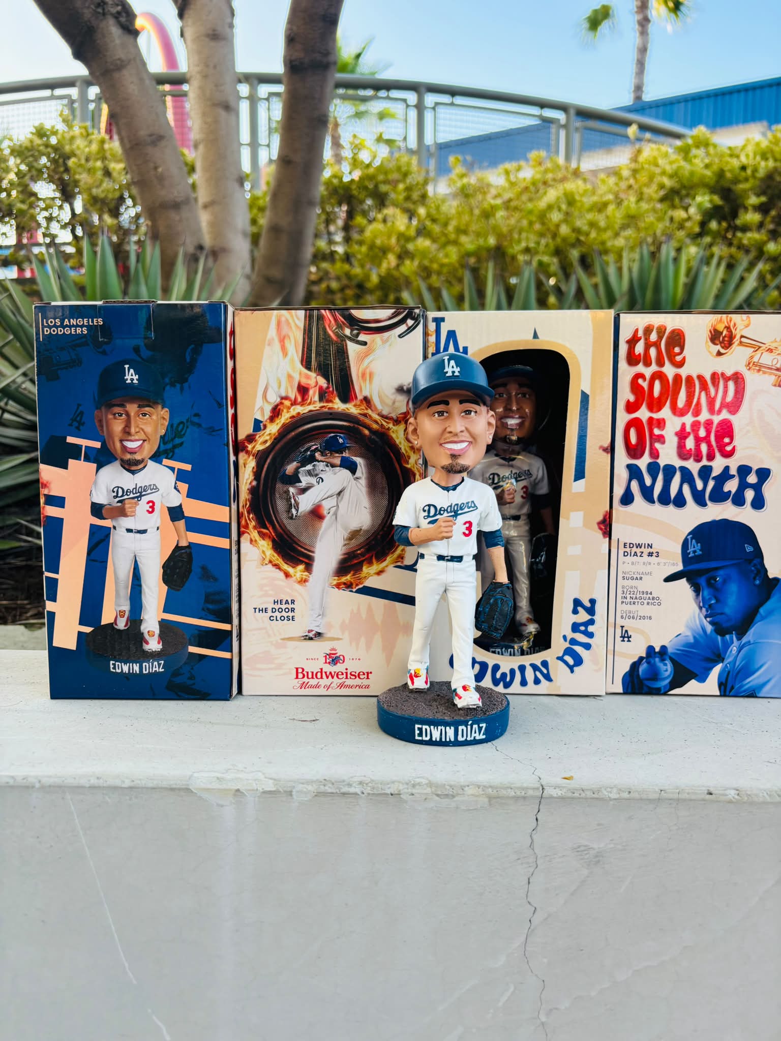 It's Edwin Díaz Bobblehead Night presented by Budweiser!