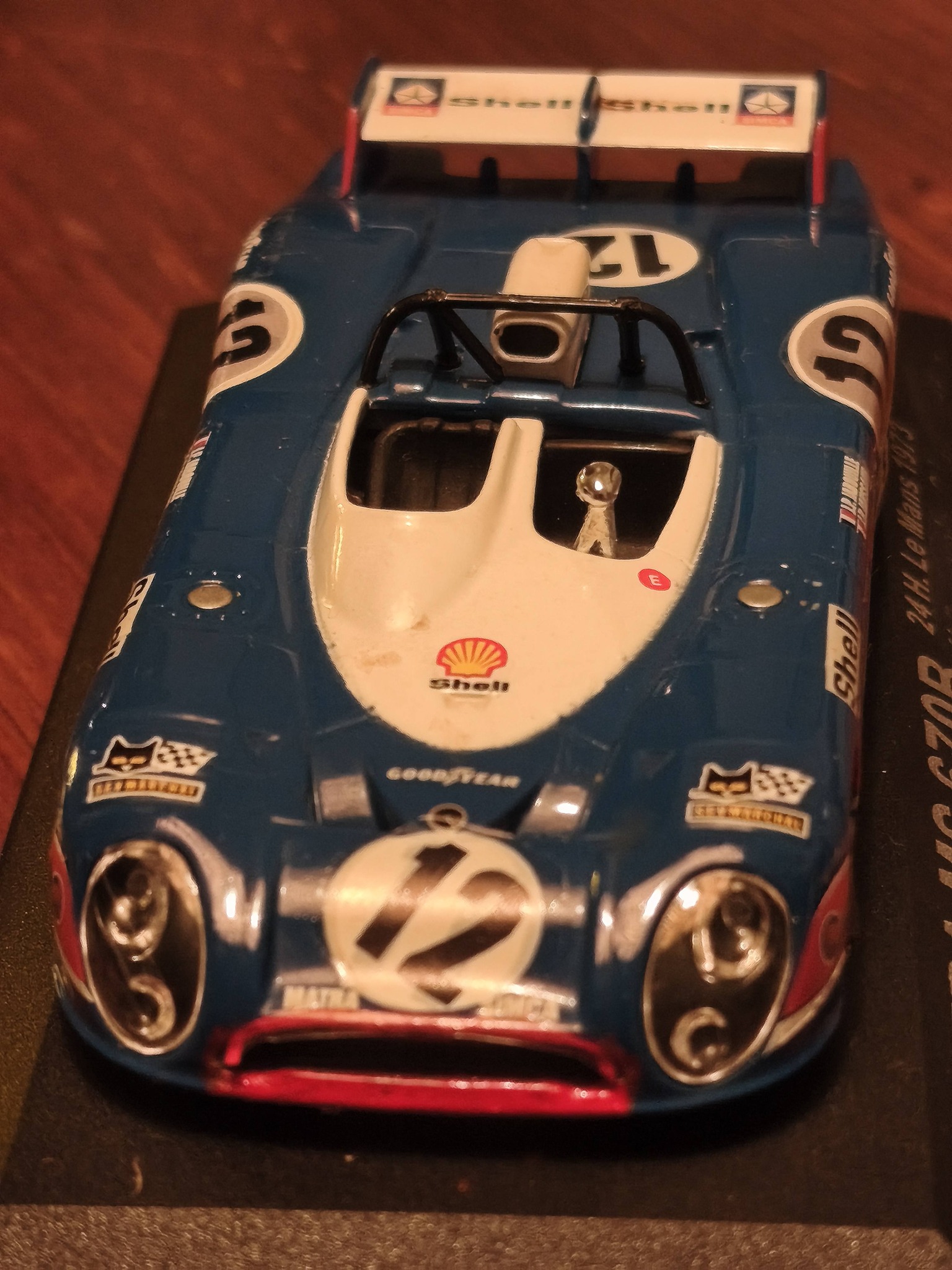 Matra 670 Le Mans 1973 from Altaya scale 1/43 and kit Le Mans Decalcs