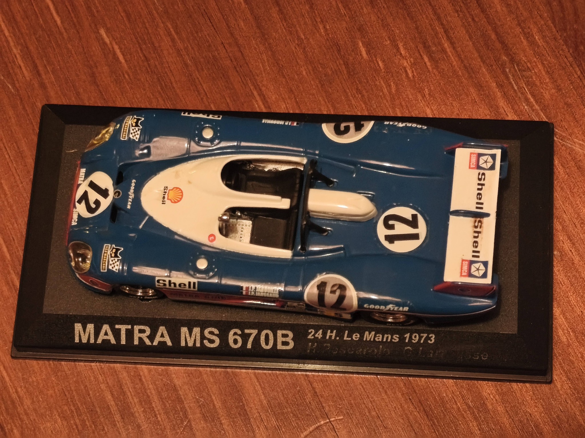 Matra 670 Le Mans 1973 from Altaya scale 1/43 and kit Le Mans Decalcs