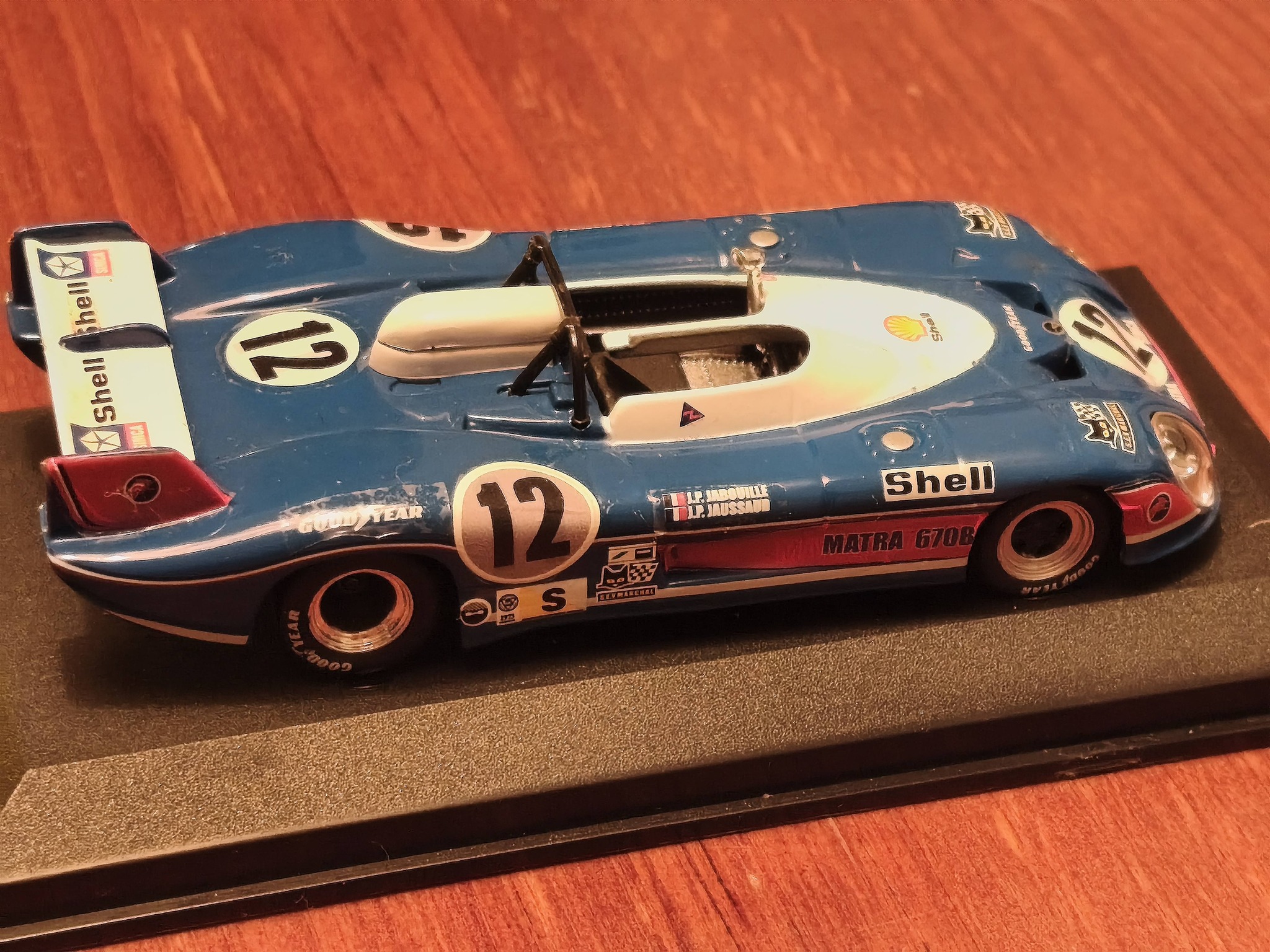 Matra 670 Le Mans 1973 from Altaya scale 1/43 and kit Le Mans Decalcs