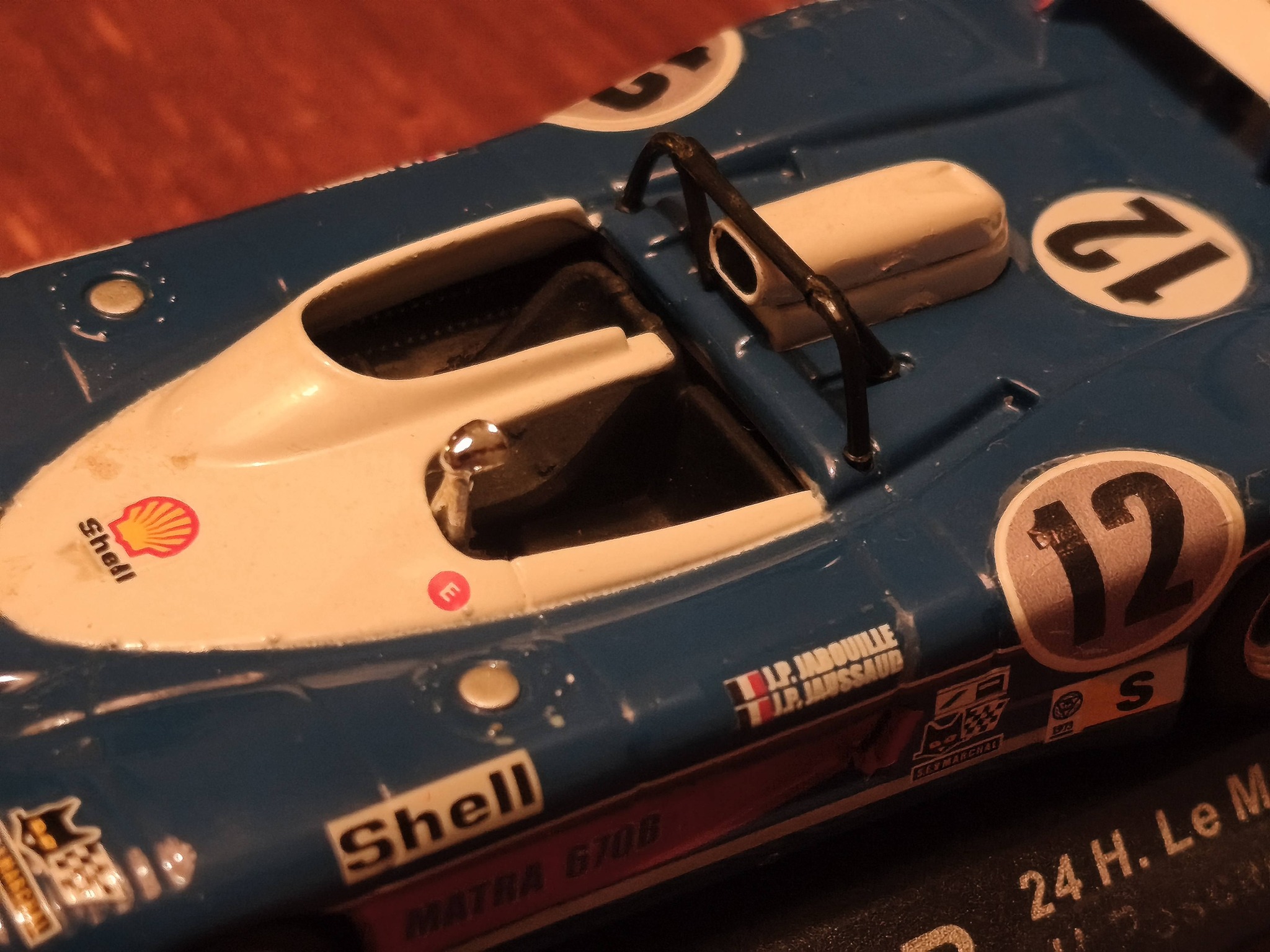 Matra 670 Le Mans 1973 from Altaya scale 1/43 and kit Le Mans Decalcs