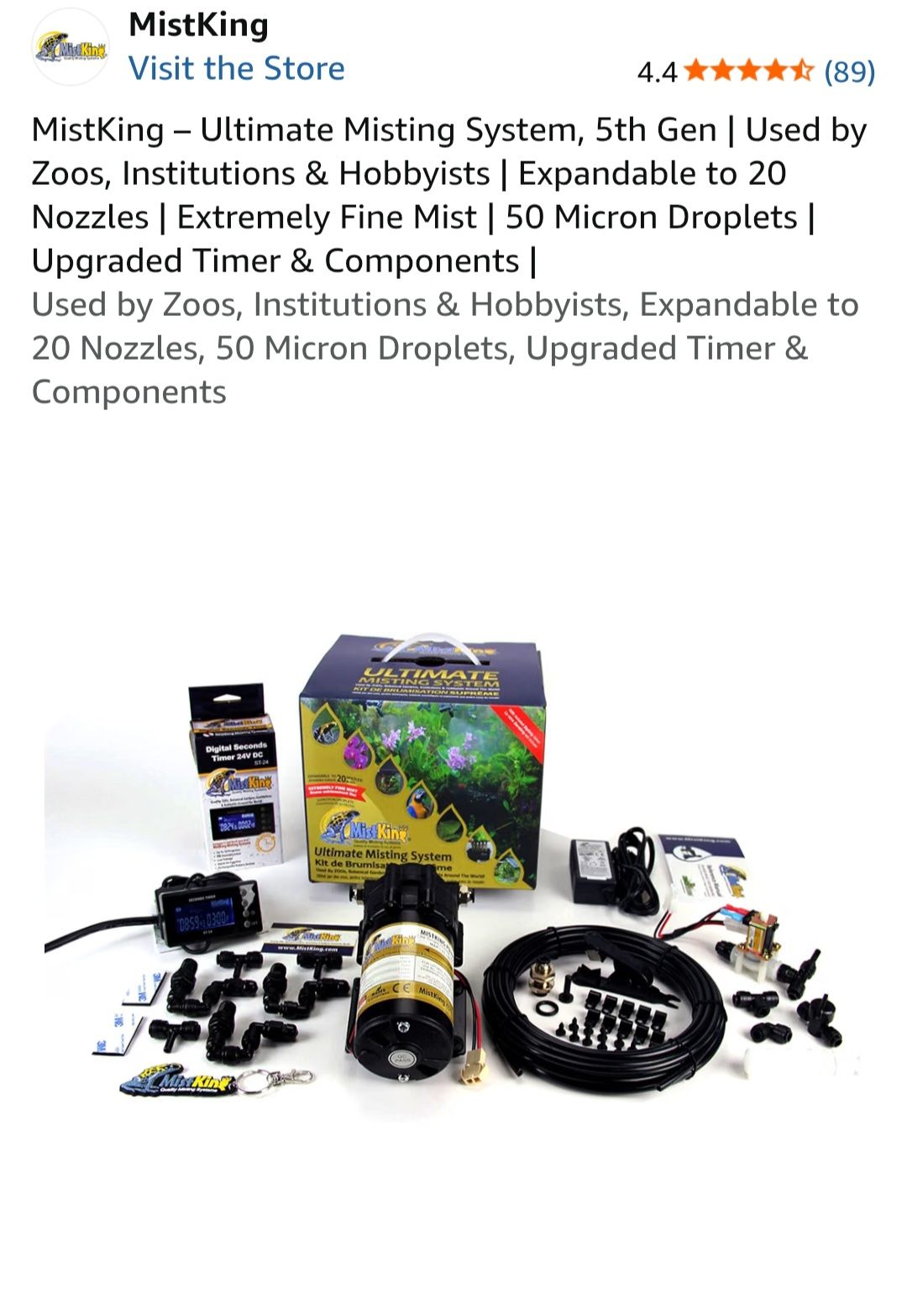 Ultimate MistKing system for sale in San Antonio, TX