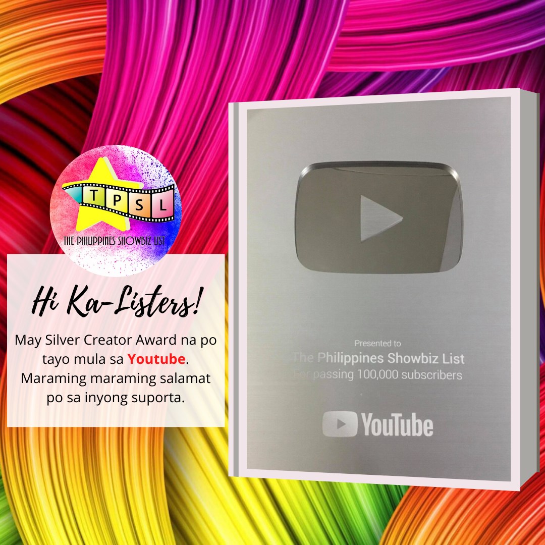 The Philippines Showbiz List - Hi Ka-Listers May Silver Creator Award ...