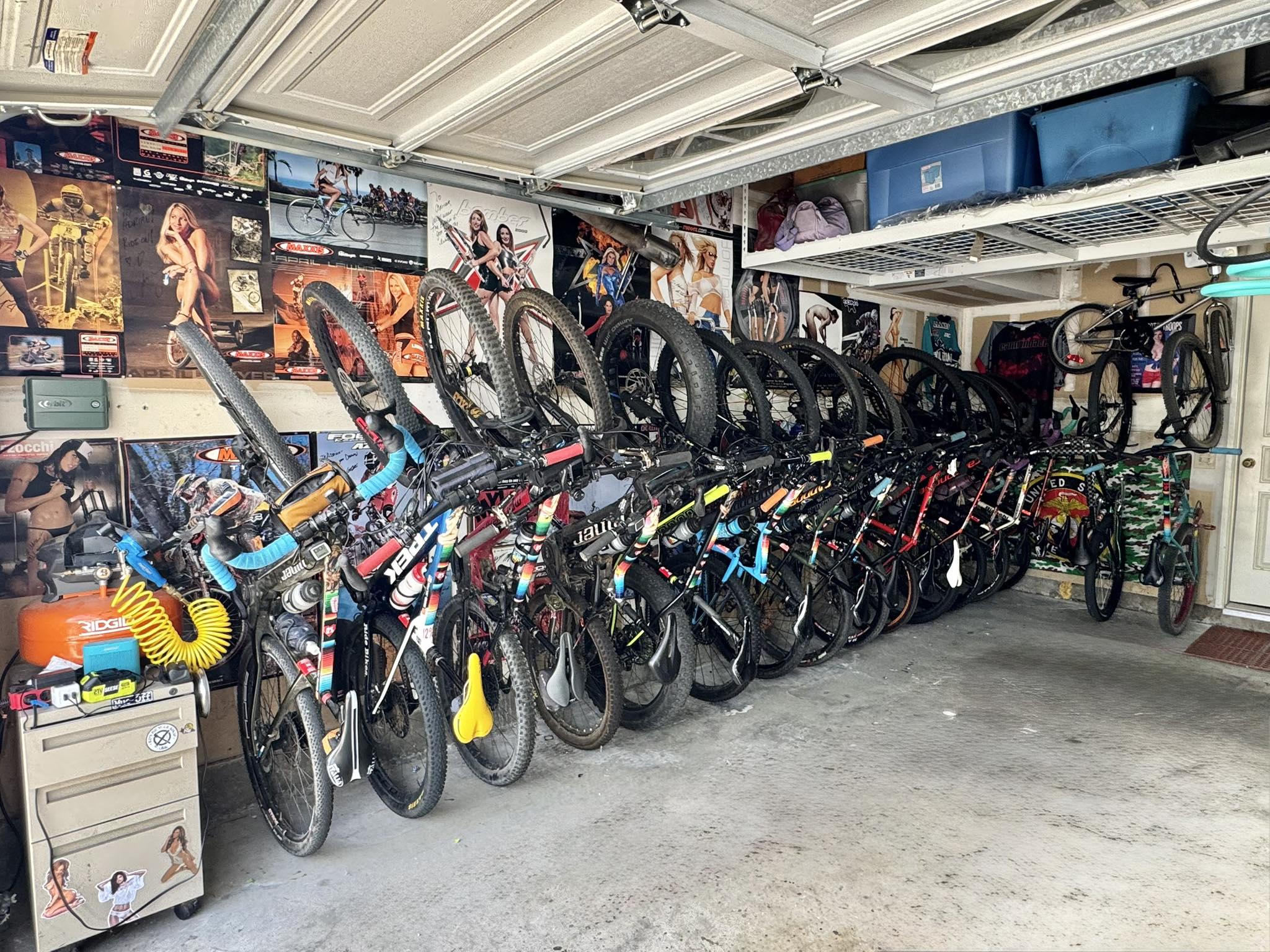Bike collection with various brands and styles