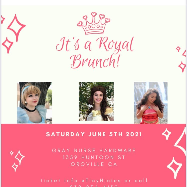 TinyHinies - 😃We are so excited to announce our very first royal brunch ...
