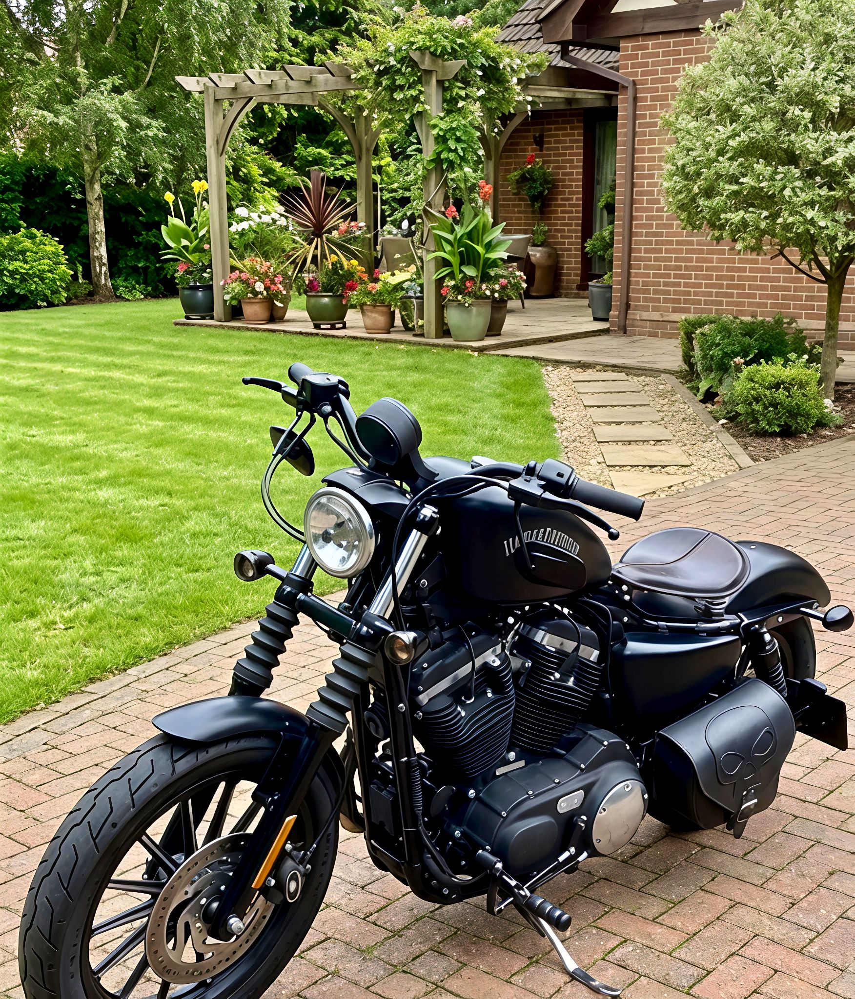 Faves: '77 Harley-Davidson Ironhead Sportster street tracker by