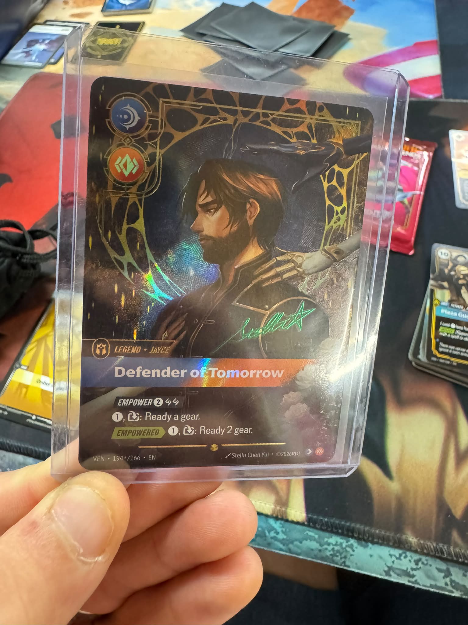 [サイン入り] Jayce VEN 194*/166 EN Jayce Defender of Tomorrow signature pulled