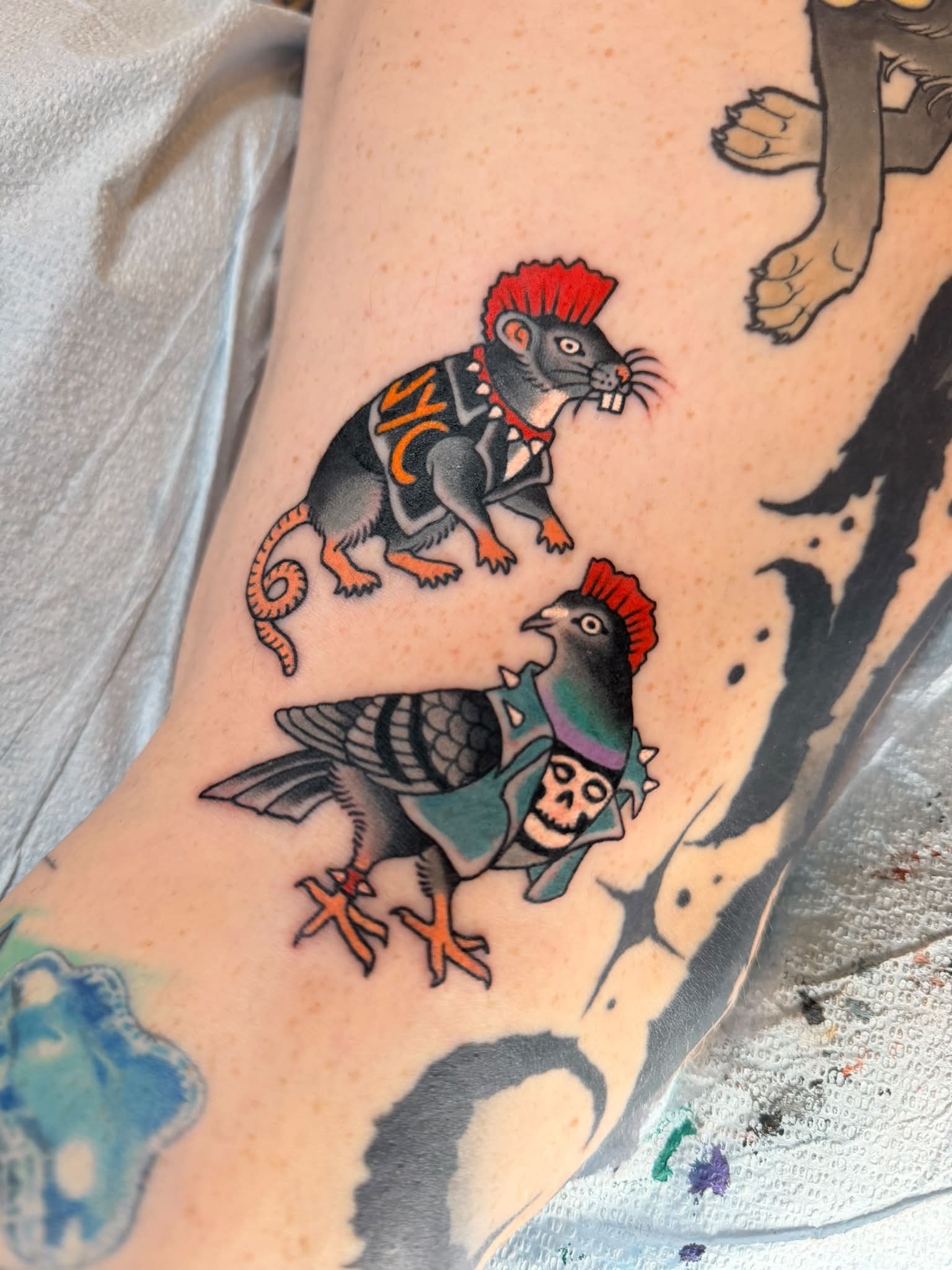Tattoo by Adam Kaplan Big Joe and Sons Tattooing White Plains NY