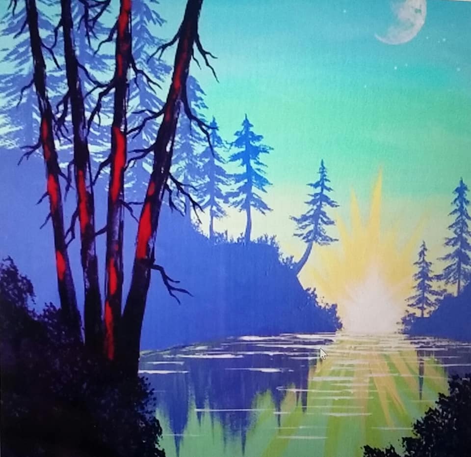 Rocan Rocks - Today's tutorial is of a forest and water... | Facebook