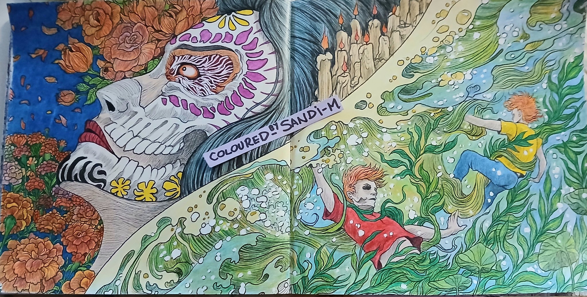 La Llorona from dark fairytales by kerby rosanes used polychromos