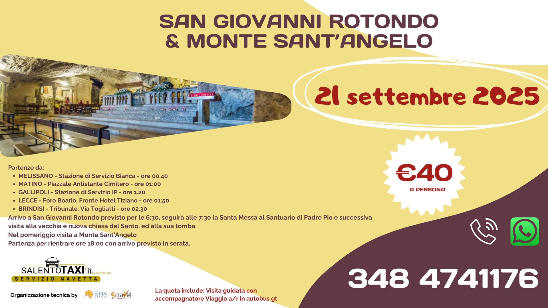 VISITA A SAN GIOVANNI ROTONDO E MONTE SANT'ANGELO