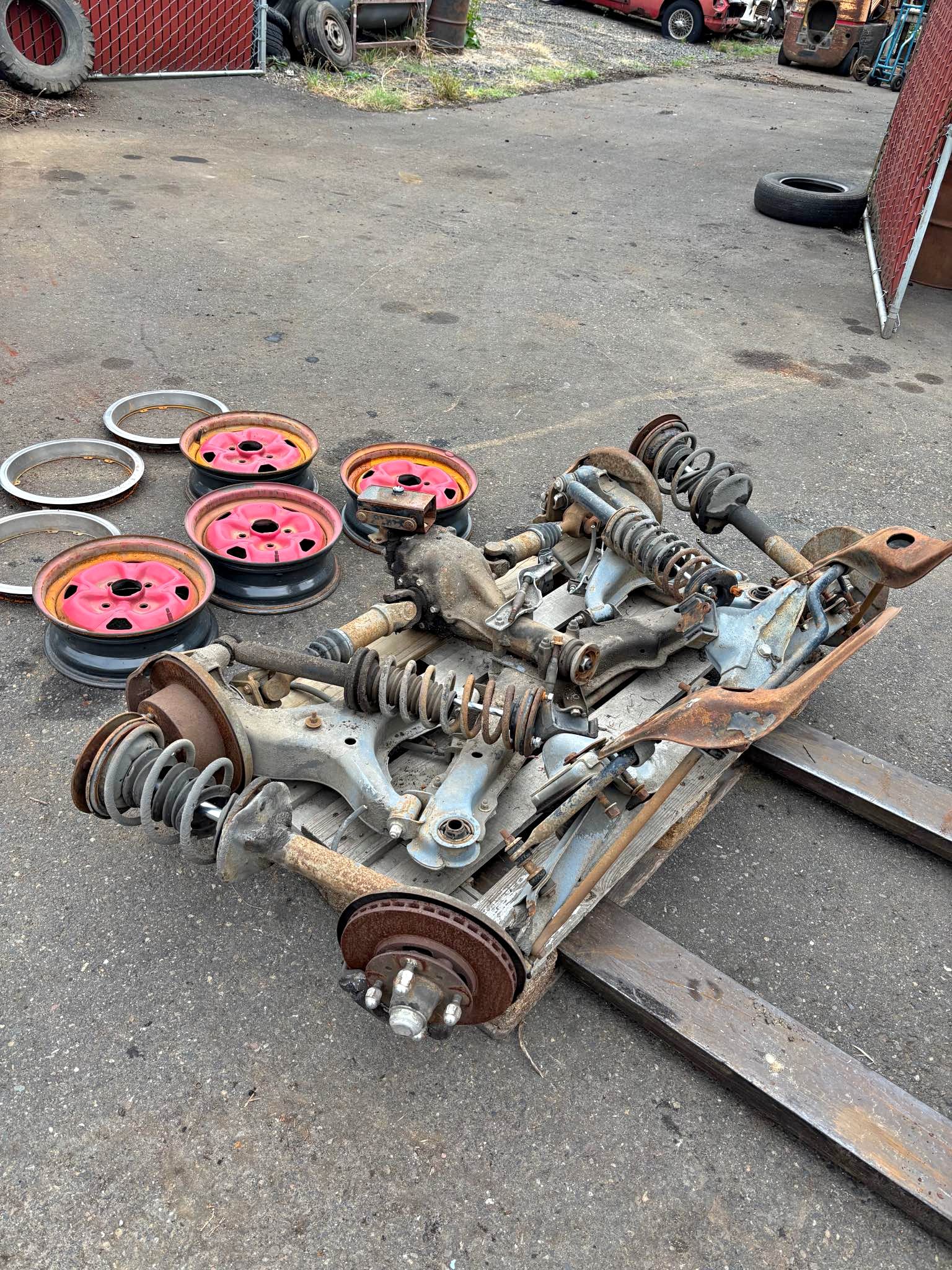 Datsun 280 Front Suspension Rear Differential Assemblies - Car ...
