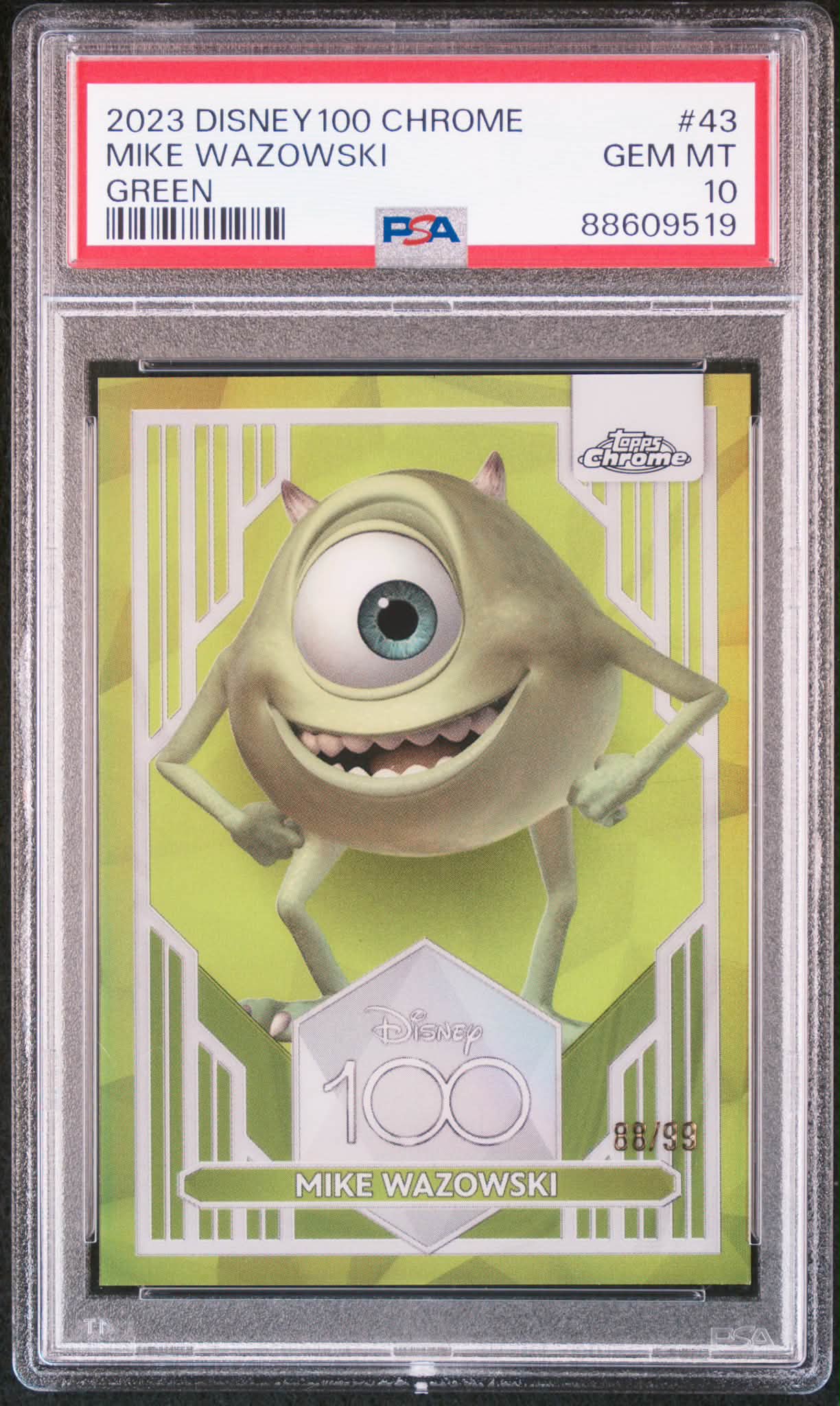 Disney 2023 Topps Chrome Alice PSA 10 card for sale