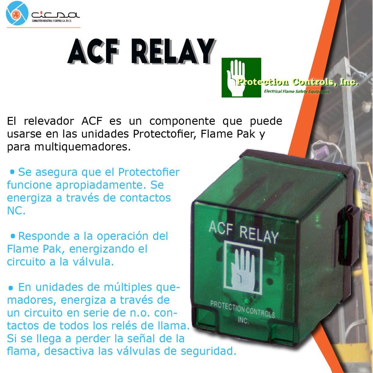 CICSA - El relevador ACF Rlay de Protection Controls es un... | Facebook