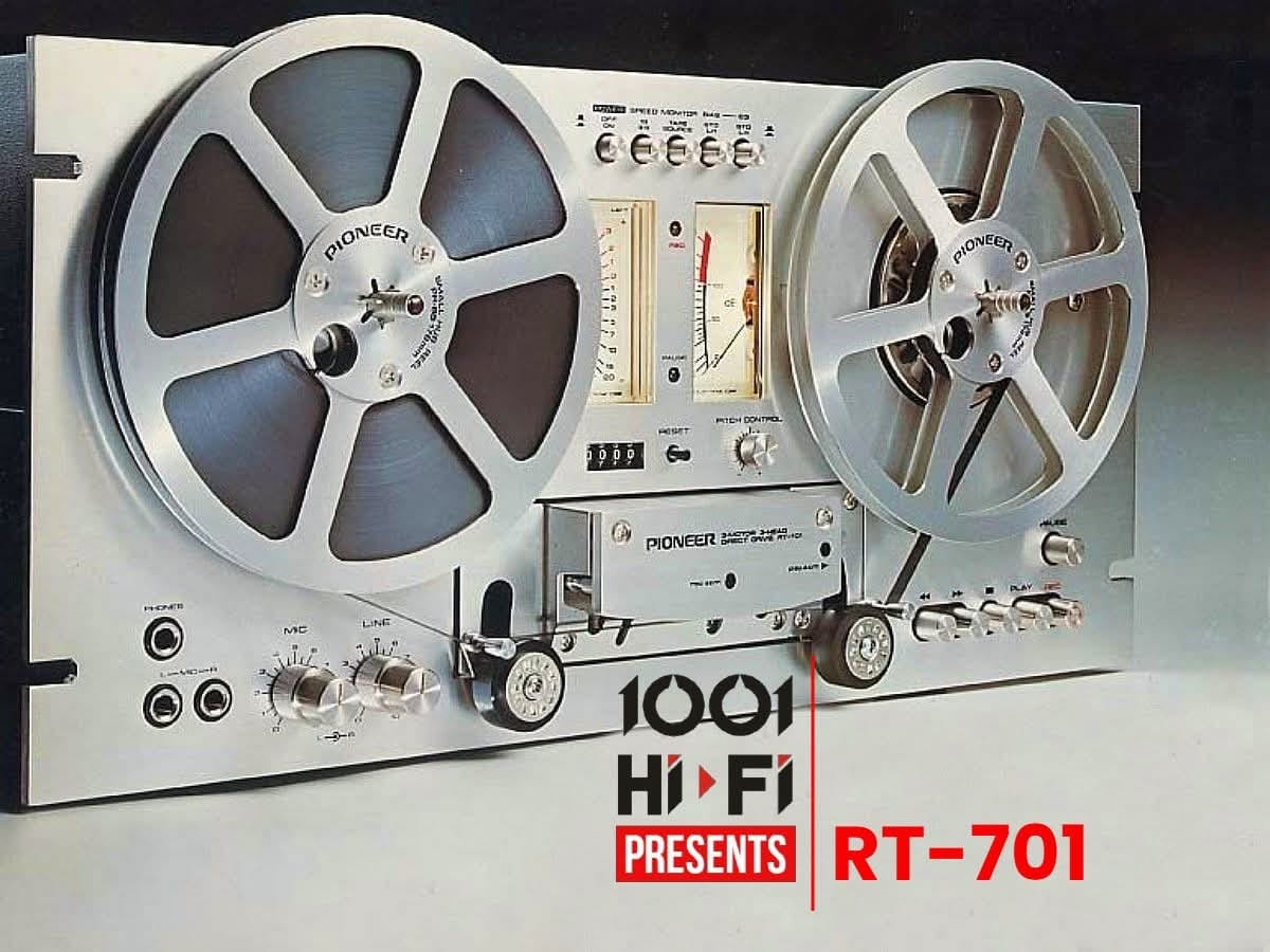 Pioneer RT-701 reel to reel tape recorder specs