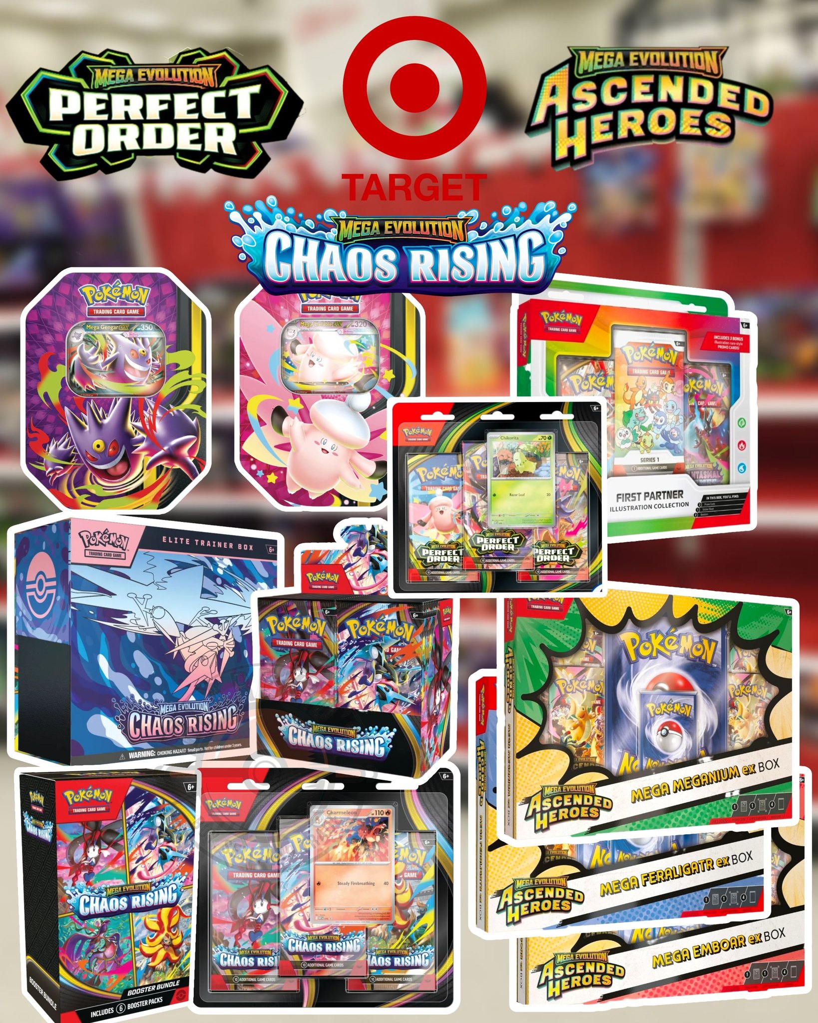 booster box list Chaos Rising Your semi complete Pokemon Drop