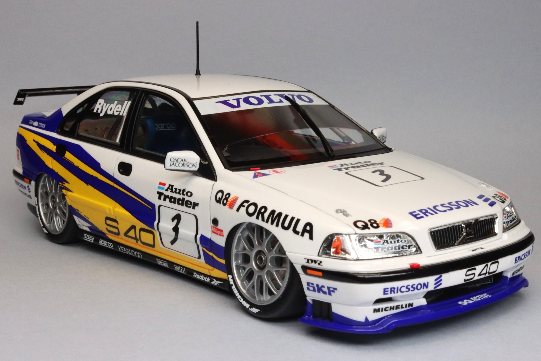 Nunu 1/24 Volvo S40 BTCC 1997 Built with the detail up set from