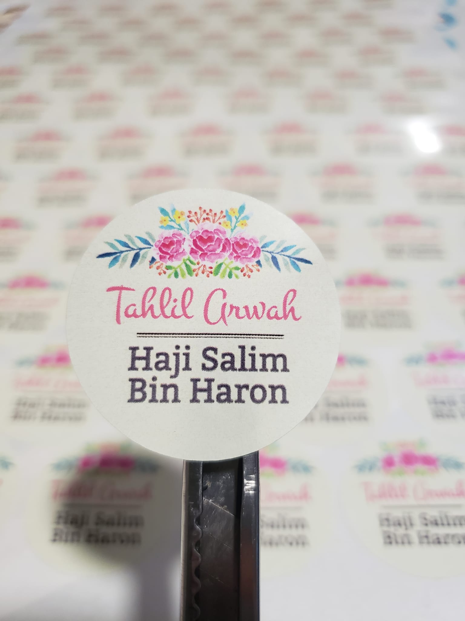 🌻 STICKER MAJLIS 🌻 Tahlil... - Qeeszar Exclusive Printing | Facebook