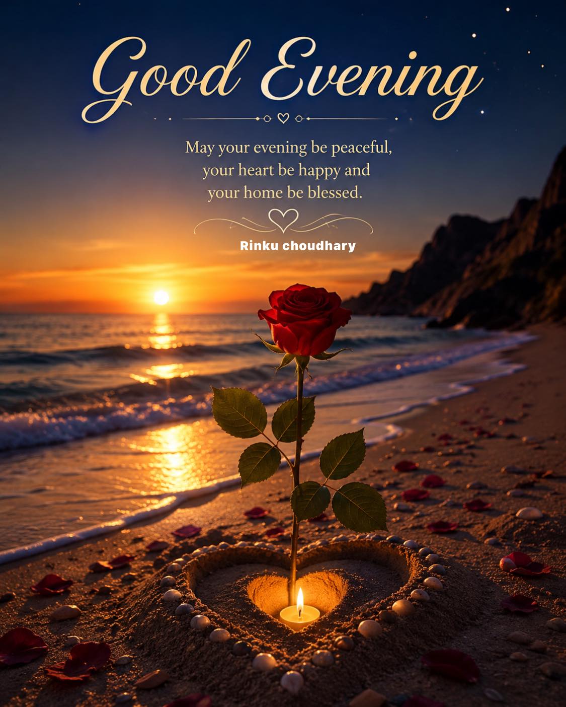 Wishing you…a very Good Evening. 💛🌅💛