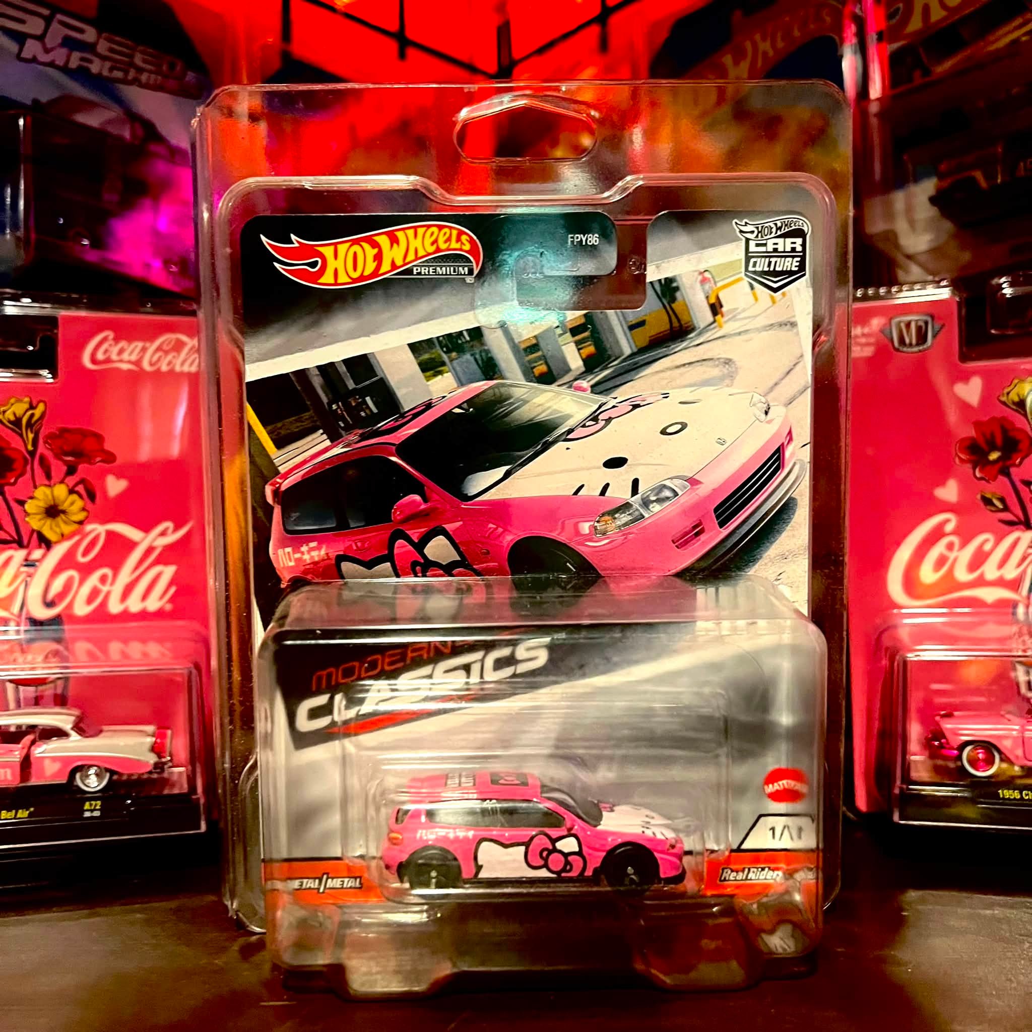 Hello Kitty Civic Hot Wheels car