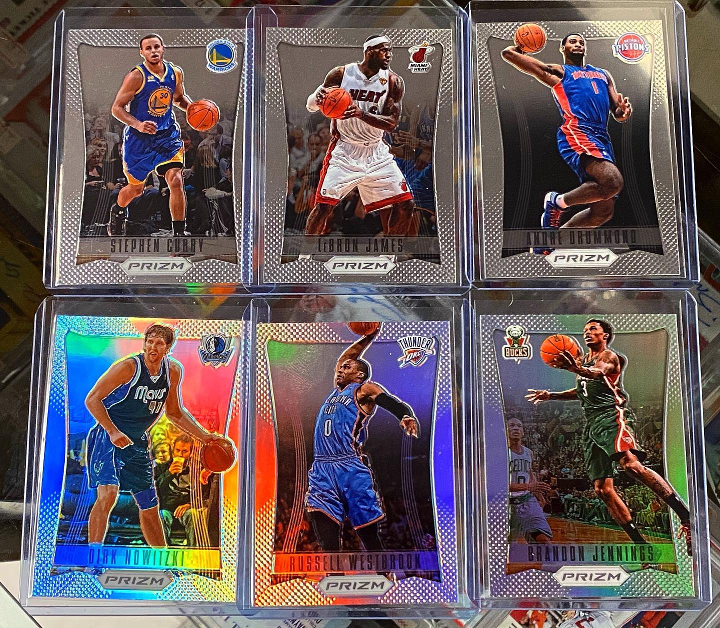 A few layers of the Retail Rainbow 🌈 🌈🌈 within 2019-20 Prizm