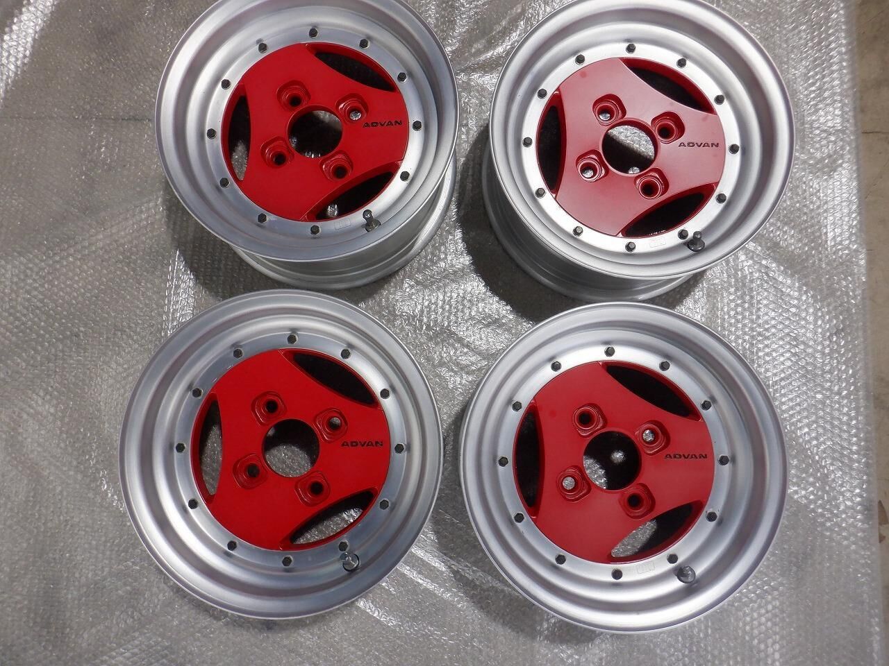 Rim 13 ADVAN A3A Red ADVAN Racing 3 Spokes Designs Limited Edition