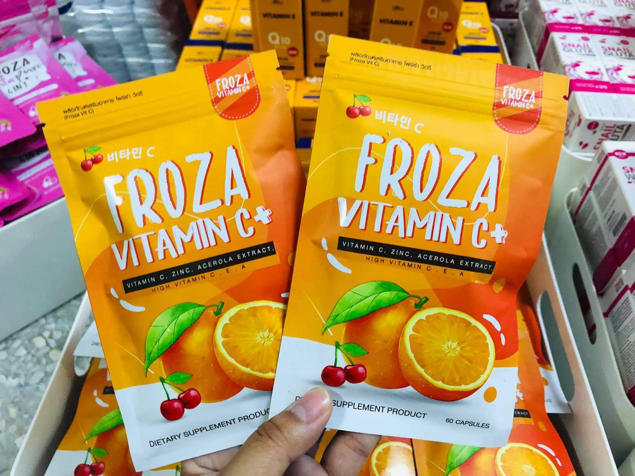 Complément Alimentaire Blanchissant Red-C - 30 Sachets - Collagène Et Vitamine C - Thaïlande
