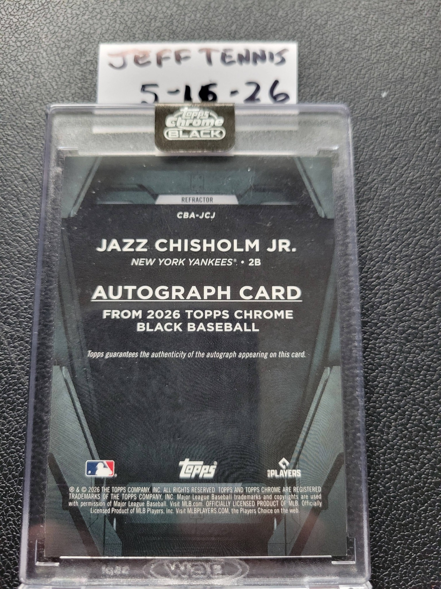 ???? 6 HOUR AUCTION ???? ??JAZZ CHISHOLM JR 2026 TOPPS 